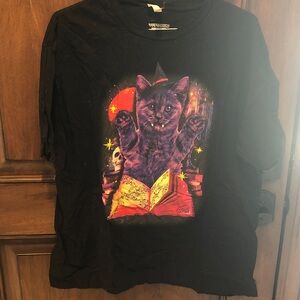 Fifth Sun Black Cat Graphic Tee